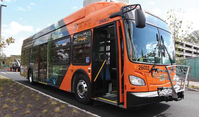 One of the University’s new electric buses