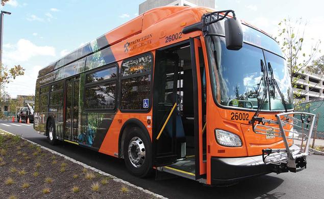 One of the University’s new electric buses