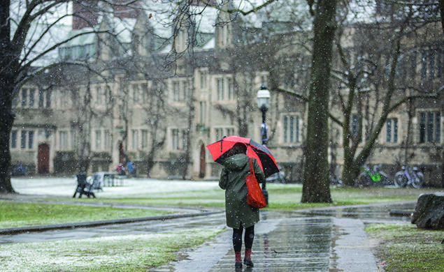 Rainy campus