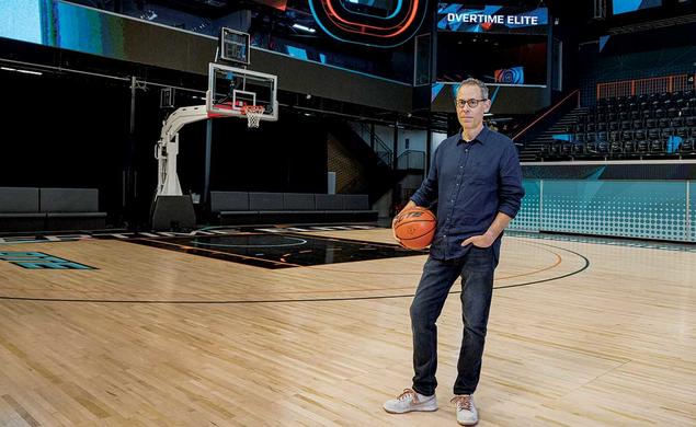 Dan Porter at Overtime Elite’s training center in Atlanta