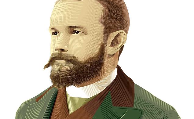 Illustration of William Libbey Jr. 1877 *1879