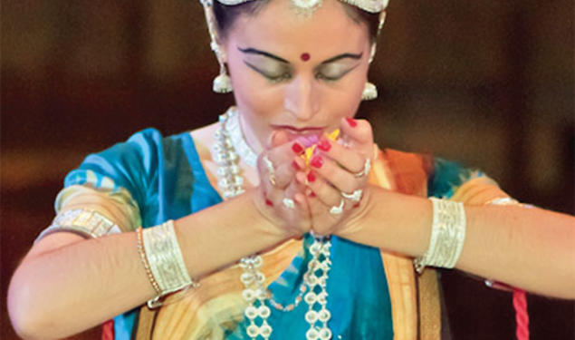 Celebrating Diwali, the Hindu Festival of Lights, in the Princeton University Chapel.