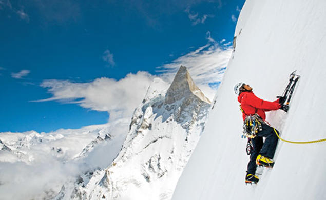 Three elite climbers try to conquer the most technically difficult peak in the Himalayas in the film Meru.
