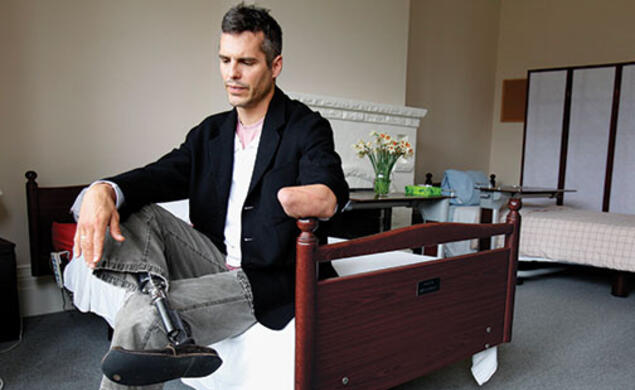BJ Miller ’93 at the Zen Hospice Project in San Francisco, where he is executive director.