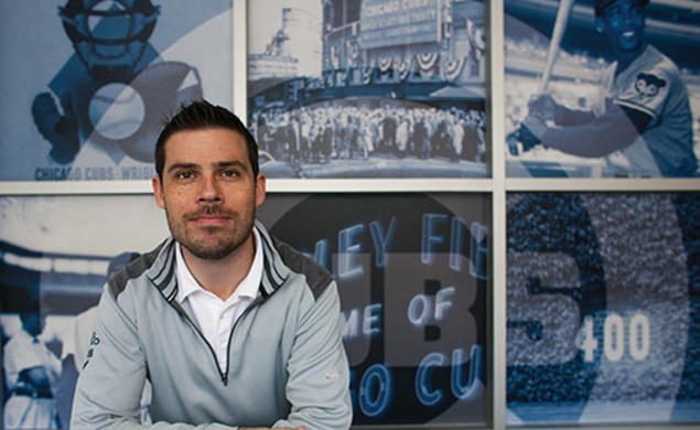 Chris Moore *10 is the Cubs’ director of research and development.