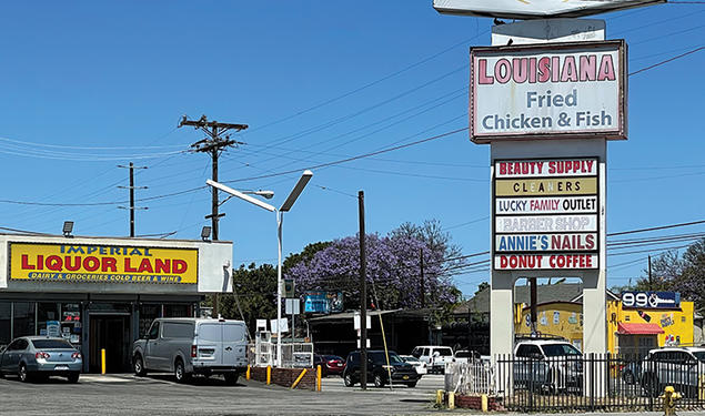 Strip mall