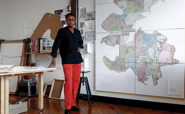 Marshall Brown in his studio 