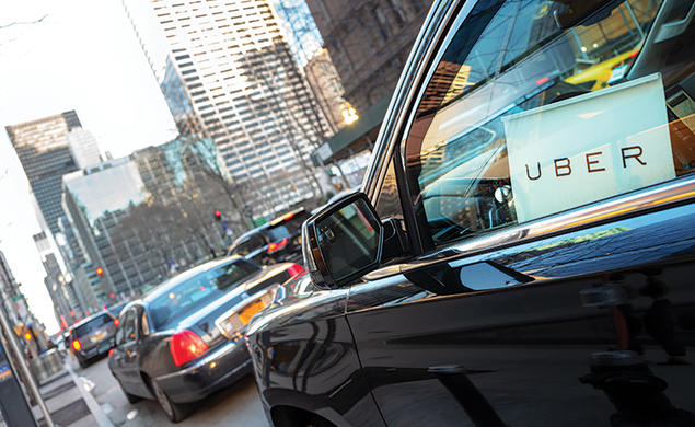 Uber car