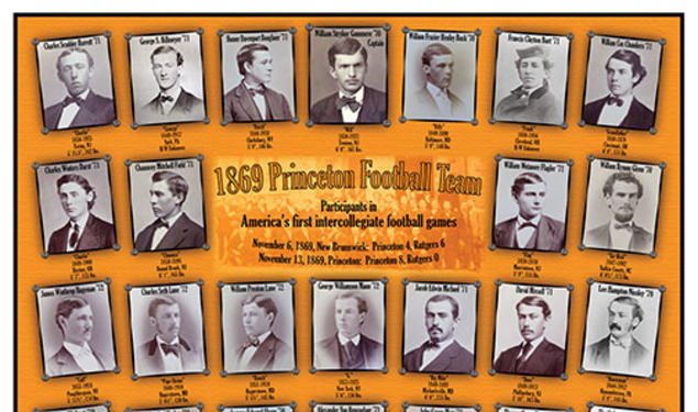 David Nathan ’90 located photos of 24 known players from the 1869 games.