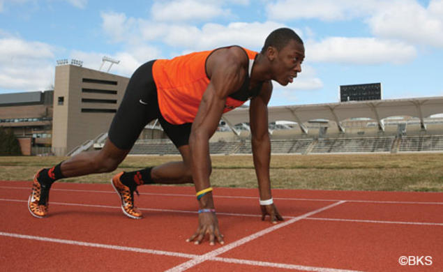 At the indoor NCAA Championships March 8, Austin Hollimon ’13 ran the 400-meter leg for Princeton’s distance-medley relay team, which beat 11 other teams for the title.
