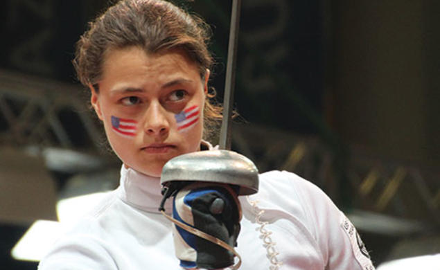 Kat Holmes ’17 ranks first among U.S. women epeeists.