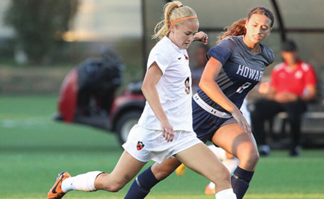 Tyler Lussi ’17 scored in three of Princeton’s first four victories.