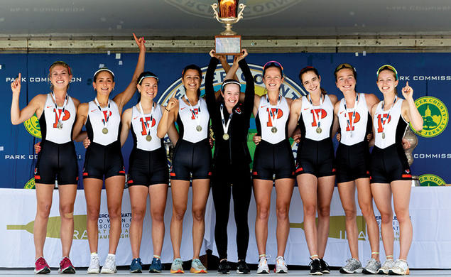 The Princeton women’s lightweight varsity eight