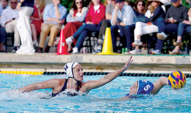 Jovana Sekulic ’26 playing water polo