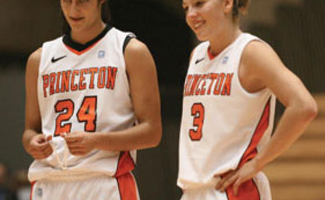 Niveen Rasheed ’13, left, and Lauren Polansky ’13 hope to lead their team to its third straight Ivy League title.