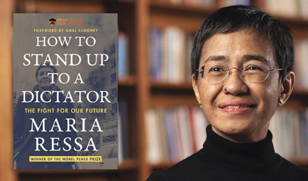 Author Maria Ressa and her book 