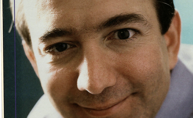 Jeff Bezos ’86 looks straight into the camera