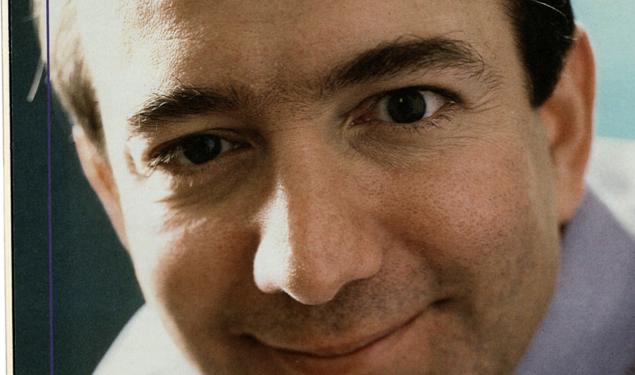 Jeff Bezos ’86 looks straight into the camera