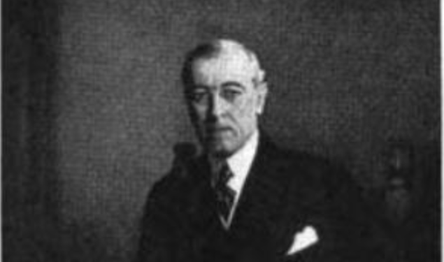 A portrait of Woodrow Wilson ’79