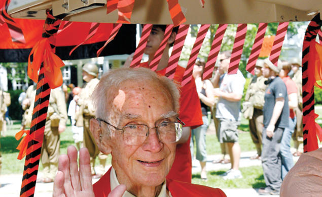 Bill Selden '34 at Reunions in 2009.