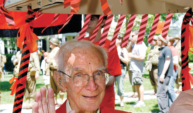 Bill Selden '34 at Reunions in 2009.