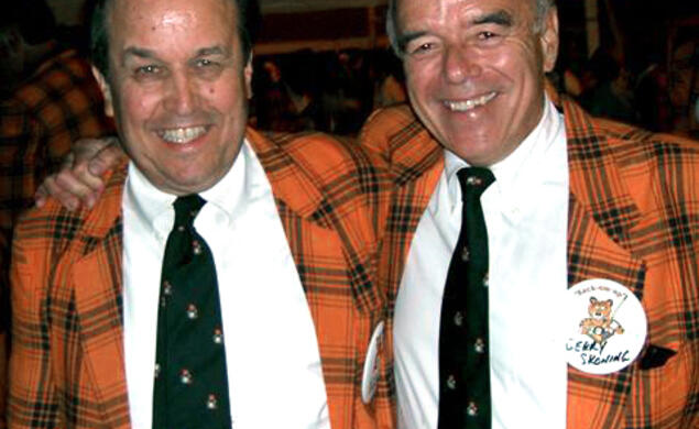 Scott Andrews ’64, left, and Gerald D. Skoning ’64