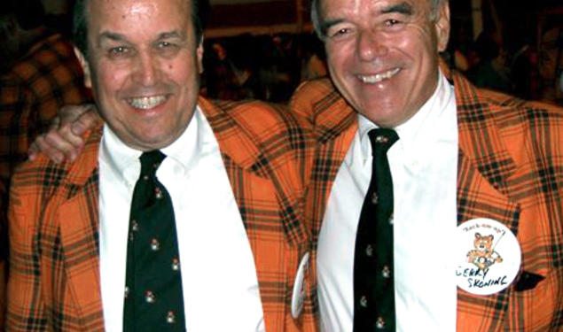 Scott Andrews ’64, left, and Gerald D. Skoning ’64