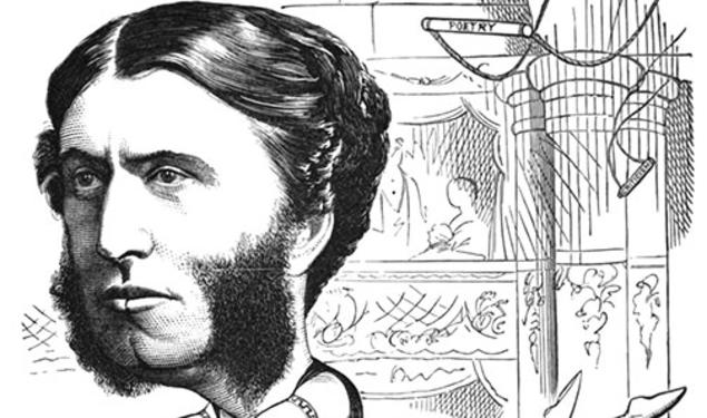 This cartoon, which appeared in Once a Week in October 1872, shows Matthew Arnold as a trapeze artist, swinging between disciplines in the humanities.