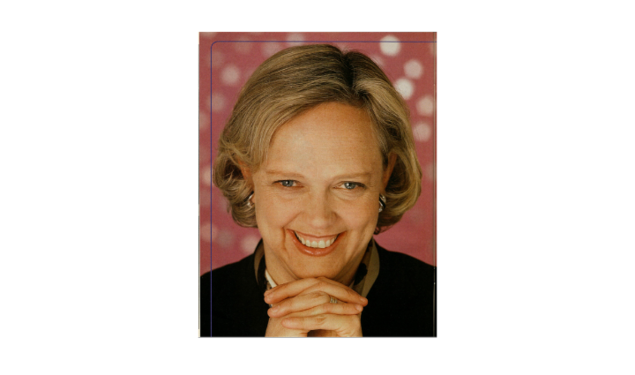 A Headshot of Meg Whitman Smiling for the Camera