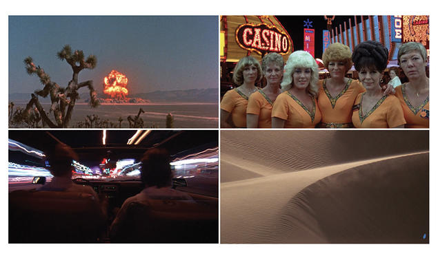 Four stills from Koyaanisqatsi