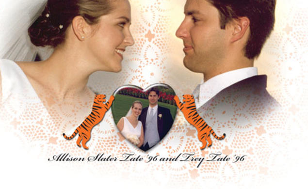 Allison Slater Tate ’96 and Trey Tate ’96