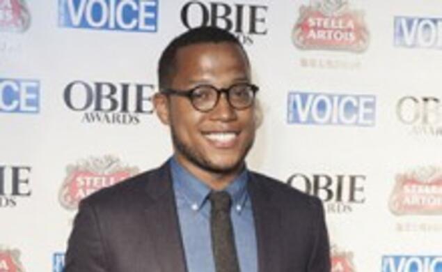 Branden Jacobs-Jenkins â06 at the Obies (Off-Broadway Awards) last week. (Shutterstock/Lev Radin)