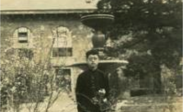 Tung Ching Chow *33 on the Tsinghua campus, circa 1929