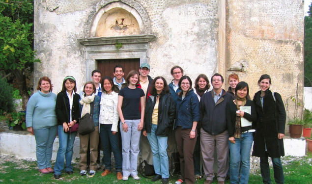 Thanks to the Program in Hellenic Studies, Princeton undergraduates and graduate students were able to spend nine memorable days in Crete in the spring of 2007 as part of Professor of Art and Archaeology Patricia Brown’s course on Venice and the Mediter