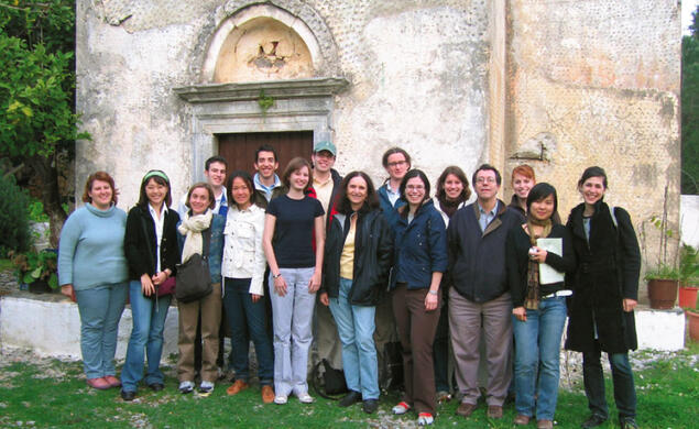 Thanks to the Program in Hellenic Studies, Princeton undergraduates and graduate students were able to spend nine memorable days in Crete in the spring of 2007 as part of Professor of Art and Archaeology Patricia Brown’s course on Venice and the Mediter