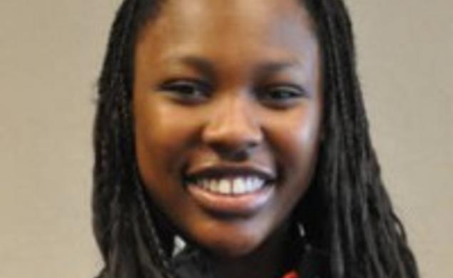 Goalie Ashleigh Johnson â16 was named MVP of the CWPA Tournament. (Office of Athletic Communications)