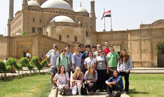 One of the highlights of the 2010 Global Seminar, “Islam, Empire, and Modernity: Turkey from the Caliphs to the 21st Century,” was a week in Cairo, where students visited the Muhammad Ali Mosque. 