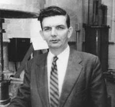 Robert Dicke ’39 at Palmer Lab, in a photograph likely taken in the 1960s.
