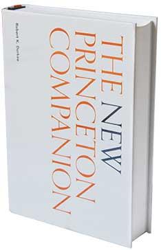 This is a picture of the book, "A New Princeton Companion," with the title in orange and black text on a white background.