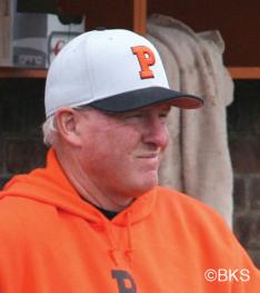 Baseball head coach Scott Bradley