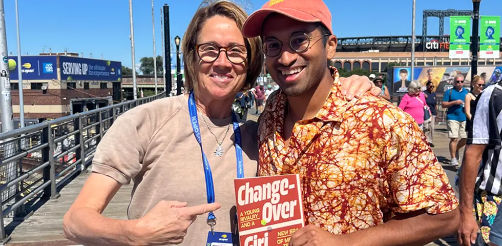 Giri Nathan ’13 Captures a New Tennis Rivalry in ‘Changeover’ Giri Nathan ’13 Captures a New Tennis Rivalry in ‘Changeover’