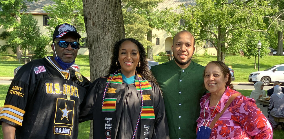 June 5: Natasha S. Alford *24 Receives Hood From 3-Year-Old Son
