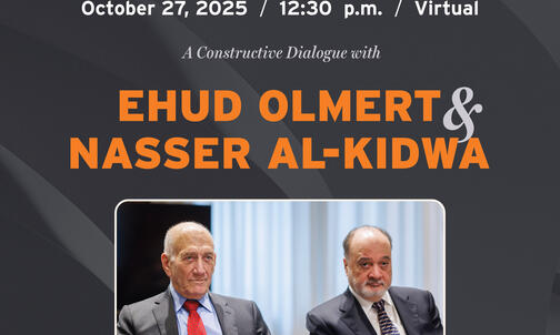 Former Israeli and Palestinian Leaders Promote Two-State Solution