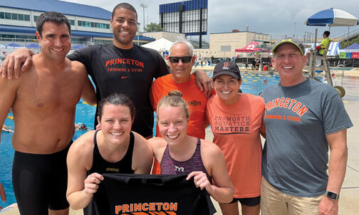 Alumni Swimmers Maintain Competitive Spirit in Masters Meets