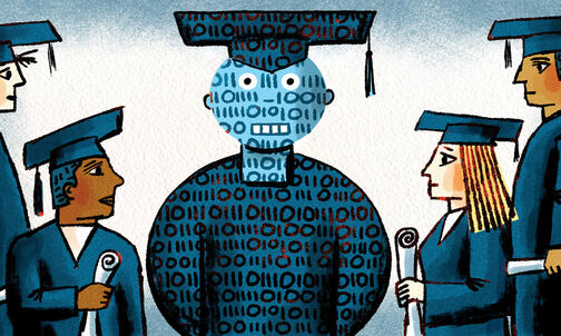 Facing a Job Market Shaped by AI, Seniors Reevaluate Their Paths