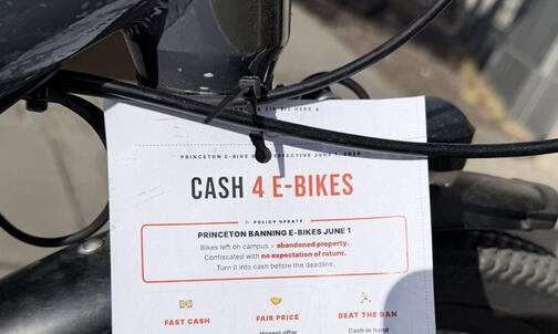 E-Bike Ban Completes Princeton’s Crackdown on Personal Electric Vehicles
