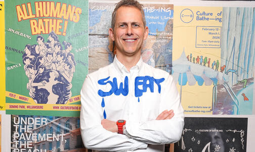 Robert Hammond ’92 Hosted a Sauna Festival During a Brooklyn Blizzard