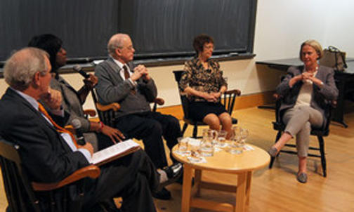 Tilghman, Shapiro *64, Ambar *94, and Chopp Discuss the Future of Higher Education