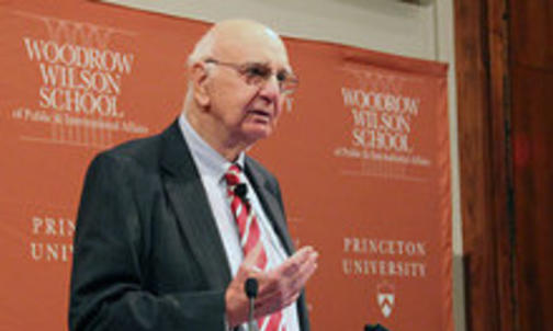 Volcker '49 Speaks About Restoring Confidence in Government, Educating Future Leaders
