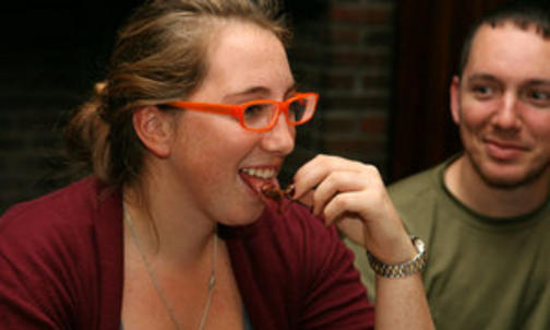 Bugging out: Students dine on insect delicacies